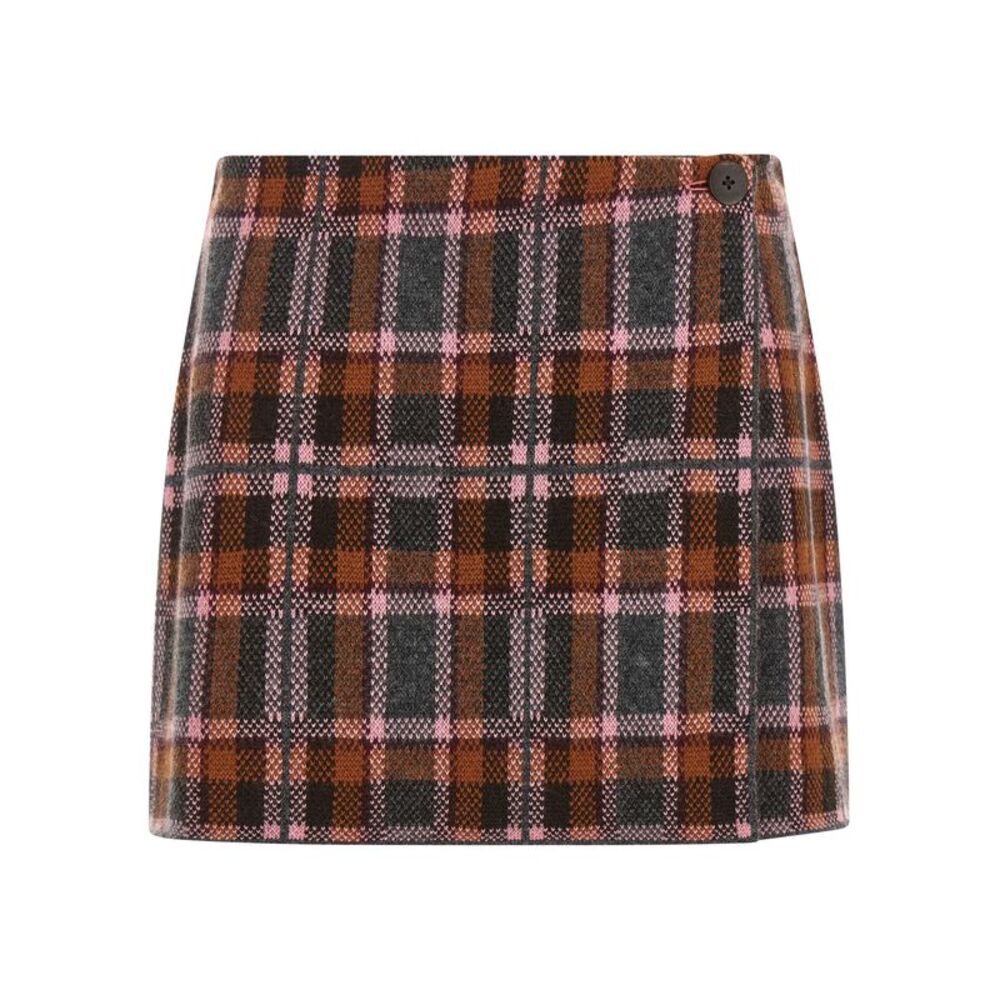 Guest in Residence Brown Wool Long Women's Skirt